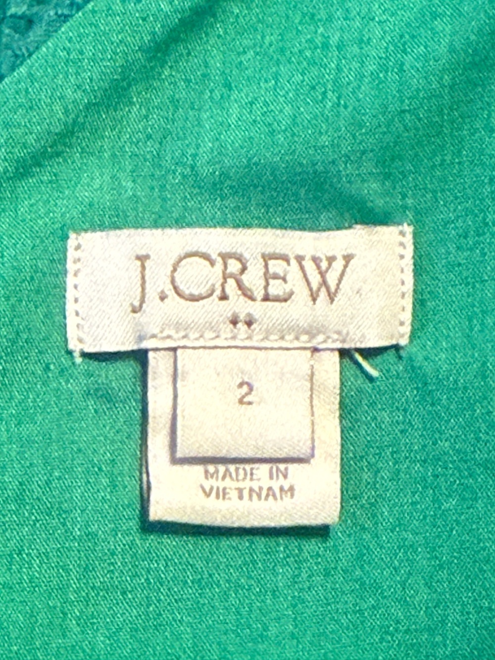 J. Crew Green V-Neck Textured Sleeveless Mini Dress - Picture 10 of 11